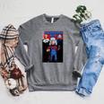 Backwoods Bob End Zone 2 Comic Book Raglan Sleeve Sweatshirt Deep Heather