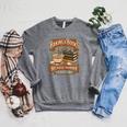 Baking Books Vintage Because Murder Is Illegal Aesthetic Raglan Sleeve Sweatshirt Deep Heather