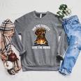 Ban The Fascists Save The Books Book & Dogs Lovers Raglan Sleeve Sweatshirt Deep Heather