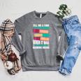 Banned Books Quote Raglan Sleeve Sweatshirt Deep Heather
