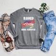 BANNED BOOKS Raglan Sleeve Sweatshirt Deep Heather BANNED BOOKS Raglan Sleeve Sweatshirt Deep Heather