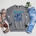 Beach Book Lover Women Girls Book Girl Summer Raglan Sleeve Sweatshirt Deep Heather