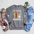 Bibliophile Book Geek Librarian Bookworm Reading Raglan Sleeve Sweatshirt Deep Heather