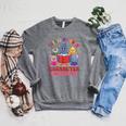 This Is My Book Character Costume Animals Kids Reading Raglan Sleeve Sweatshirt Deep Heather
