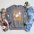 This Is My Book Character Costume Halloween Costume Raglan Sleeve Sweatshirt Deep Heather