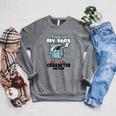 This Is My Book Character Costume Reading Book Lover Raglan Sleeve Sweatshirt Deep Heather