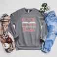 Book Club With My Besties Raglan Sleeve Sweatshirt Deep Heather
