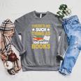 Book Club Members Quote Premium Tri-Blend Raglan Sleeve Sweatshirt Deep Heather