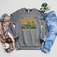 Book Dragon Kids Bookworm Raglan Sleeve Sweatshirt Deep Heather