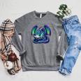 Book Dragon Reading Lover Raglan Sleeve Sweatshirt Deep Heather Book Dragon Reading Lover Raglan Sleeve Sweatshirt Deep Heather