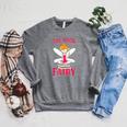 The Book Fairy Reading Teacher Librarian Men Women Raglan Sleeve Sweatshirt Deep Heather