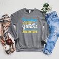 Book Librarian Reading Is The Greatest Adventure Book Lover Raglan Sleeve Sweatshirt Deep Heather