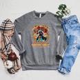 Book Lover Bookish Witchy Reading Bad A Witch Book Club Raglan Sleeve Sweatshirt Deep Heather