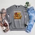 Book Lover Homebody With A Spicy Book Habit Raglan Sleeve Sweatshirt Deep Heather