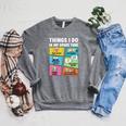 Book Lover Men Women Boys Girls Kids Reading Raglan Sleeve Sweatshirt Deep Heather
