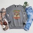 Book Lover Reader Bookish Floral Storytime Is Kinda My Thing Raglan Sleeve Sweatshirt Deep Heather