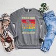 Book Lover When In Doubt Go To The Library Raglan Sleeve Sweatshirt Deep Heather Book Lover When In Doubt Go To The Library Raglan Sleeve Sweatshirt Deep Heather