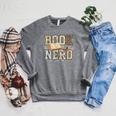 Book Nerd Vintage Floral Booktrovert Reading Lover Bookish Raglan Sleeve Sweatshirt Deep Heather
