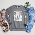Book Reading Make America Read Again Raglan Baseball Tee Raglan Sleeve Sweatshirt Deep Heather Book Reading Make America Read Again Raglan Baseball Tee Raglan Sleeve Sweatshirt Deep Heather
