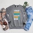 Book Stuff Book Lovers Comic Book Raglan Sleeve Sweatshirt Deep Heather