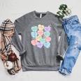 Book Tropes Raglan Sleeve Sweatshirt Deep Heather
