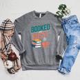 Booked And Busy Cool Coffee Reading Relaxing Books Raglan Sleeve Sweatshirt Deep Heather Booked And Busy Cool Coffee Reading Relaxing Books Raglan Sleeve Sweatshirt Deep Heather