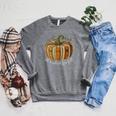 All Booked For Fall Book Pumpkin Reading Halloween Teacher Raglan Sleeve Sweatshirt Deep Heather