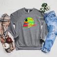 Books Before Bipeds Raglan Sleeve Sweatshirt Deep Heather