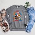 Books Coffee & Yarn Lover My Favorite Things Raglan Sleeve Sweatshirt Deep Heather