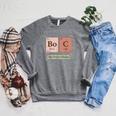Books And Coffee Periodic Table Elements The Perfect Element Raglan Sleeve Sweatshirt Deep Heather