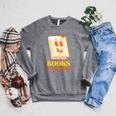 Books Are Friends Bookish Bookstore Library Premium Tri-Blend Raglan Sleeve Sweatshirt Deep Heather Books Are Friends Bookish Bookstore Library Premium Tri-Blend Raglan Sleeve Sweatshirt Deep Heather