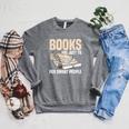 Books Are Just TV For Smart People Librarian Library Raglan Sleeve Sweatshirt Deep Heather Books Are Just TV For Smart People Librarian Library Raglan Sleeve Sweatshirt Deep Heather
