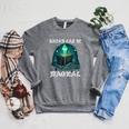 Books Can Be Magical Fun Creative Unique For Readers Raglan Sleeve Sweatshirt Deep Heather