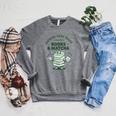 Books And Matcha Brewing Good Reads Matcha Tea Raglan Sleeve Sweatshirt Deep Heather