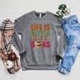 Books Novels Reading Shirt Life Is Better With Books Raglan Sleeve Sweatshirt Deep Heather Books Novels Reading Shirt Life Is Better With Books Raglan Sleeve Sweatshirt Deep Heather