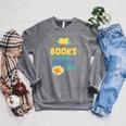 Books The Original Hand Held Device Librarian Read Teacher For Men Women Kids Raglan Sleeve Sweatshirt Deep Heather Books The Original Hand Held Device Librarian Read Teacher For Men Women Kids Raglan Sleeve Sweatshirt Deep Heather