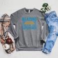 Books Reading My SuperPower Great Idea Art Literature Premium Raglan Sleeve Sweatshirt Deep Heather