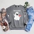 Books Spirit Books Spirit Books Ghost Raglan Sleeve Sweatshirt Deep Heather