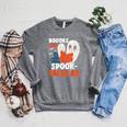 Books Are Spook-Tacular Halloween Bookworm Book Reading Raglan Sleeve Sweatshirt Deep Heather