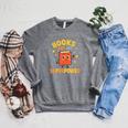 Books Are My Superpower Cute Reading Lover Raglan Sleeve Sweatshirt Deep Heather