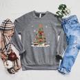 Bookshelf Christmas Tree Books For Book Lovers And Librarian Raglan Sleeve Sweatshirt Deep Heather Bookshelf Christmas Tree Books For Book Lovers And Librarian Raglan Sleeve Sweatshirt Deep Heather