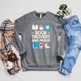 Booktrovert Introvert Reader Library Card Coffee Books Raglan Sleeve Sweatshirt Deep Heather Booktrovert Introvert Reader Library Card Coffee Books Raglan Sleeve Sweatshirt Deep Heather