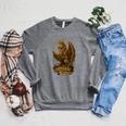 Bookworm & Proud Griffin Reading Book Vintage Fantasy Reader Raglan Sleeve Sweatshirt Deep Heather Bookworm & Proud Griffin Reading Book Vintage Fantasy Reader Raglan Sleeve Sweatshirt Deep Heather