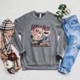 Born To Read Forced To Work Booklover -Adults Book Lovers Casual Grey Small Raglan Sleeve Sweatshirt Deep Heather