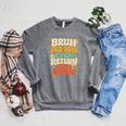 Bruh Return Your Books Library Teacher Students Raglan Sleeve Sweatshirt Deep Heather