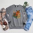 Butterflies And Books Cute Butterfly Raglan Sleeve Sweatshirt Deep Heather Butterflies And Books Cute Butterfly Raglan Sleeve Sweatshirt Deep Heather