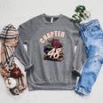 Chapter 48 48th Birthday Women Book Lovers Its My Birthday Raglan Sleeve Sweatshirt Deep Heather