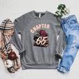 Chapter 65 65th Birthday Women Book Lovers Its My Birthday Raglan Sleeve Sweatshirt Deep Heather