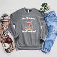 My Christmas Is All Booked Merry Bookmas For Book Lover Raglan Sleeve Sweatshirt Deep Heather My Christmas Is All Booked Merry Bookmas For Book Lover Raglan Sleeve Sweatshirt Deep Heather