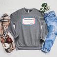 Classic Composition Book Cover Teachers And Students Raglan Sleeve Sweatshirt Deep Heather